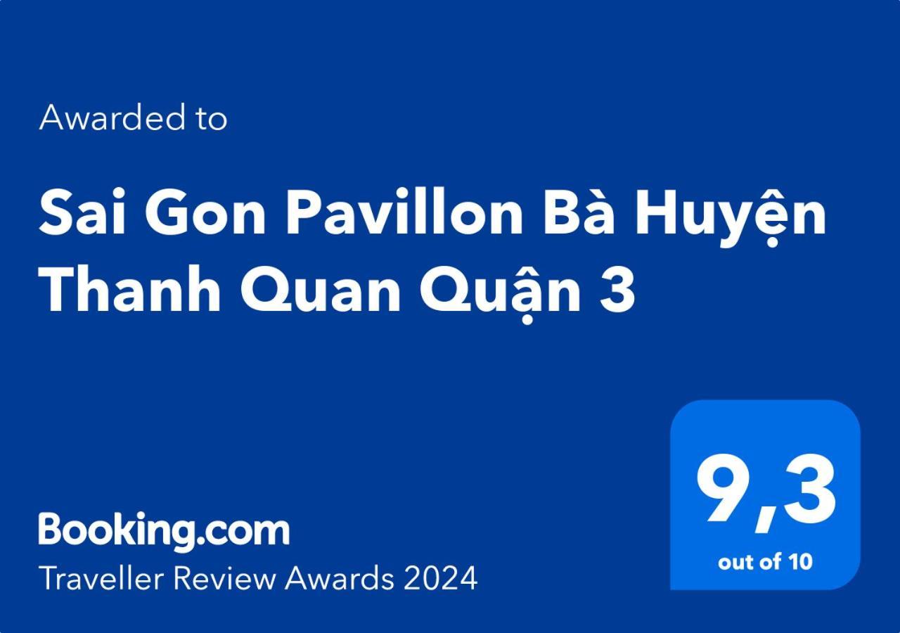Sai Gon Pavillon Ba Huyen Thanh Quan Quan 3 * Cidade de Ho Chi Minh